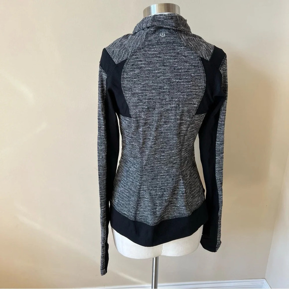 Lululemon Bhakti Yoga Jacket Coco Pique Black 17966 - Picture 10 of 12